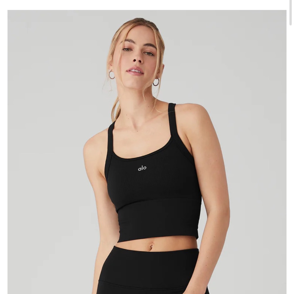 Alo seamless ribbed favorite bra tank